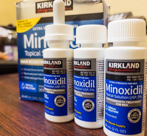 3 Bottles Of Minoxidil Liquid Form